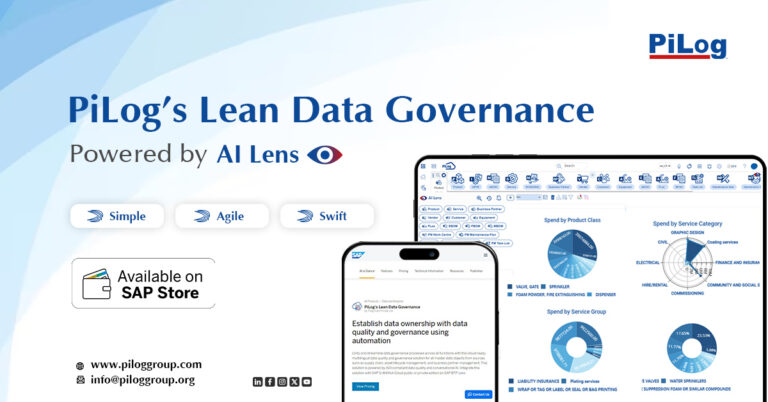 PiLog’s Lean Data Governance is Now Available on SAP® Store